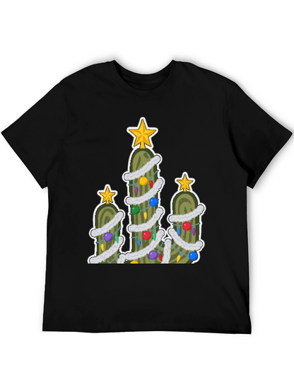 Pickle Christmas Tree T-Shirt - Holiday Fun!