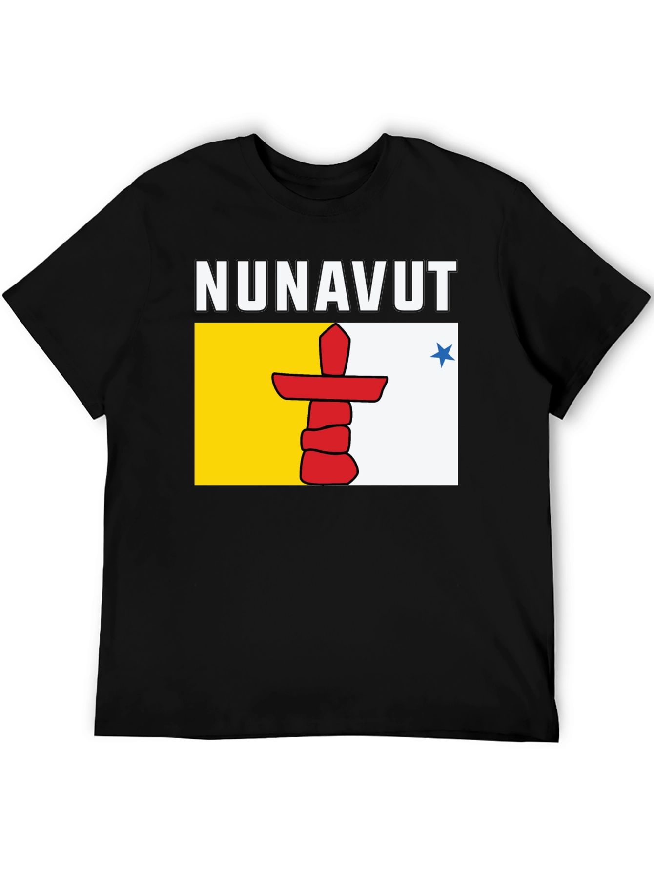 Nunavut Flag T-Shirt - Stylish Graphic Tee