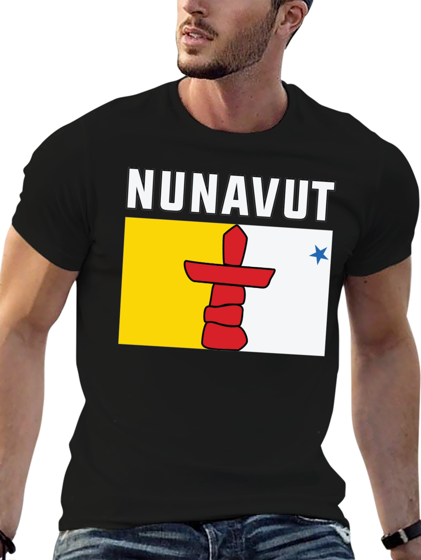 Nunavut Flag T-Shirt - Stylish Graphic Tee