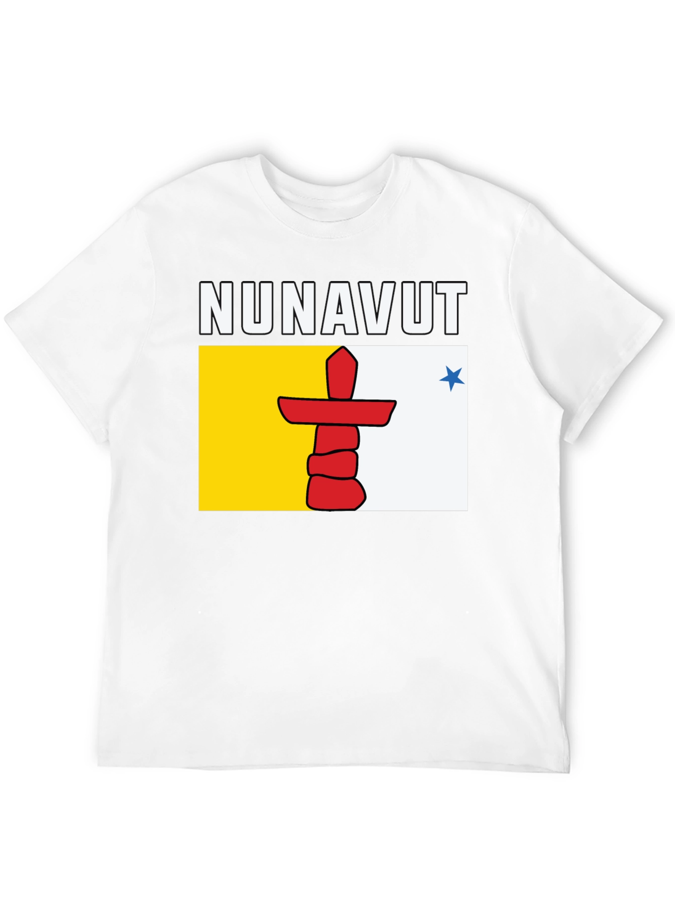 Nunavut Flag T-Shirt - Stylish Graphic Tee