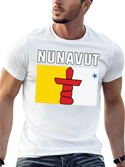 Nunavut Flag T-Shirt - Stylish Graphic Tee