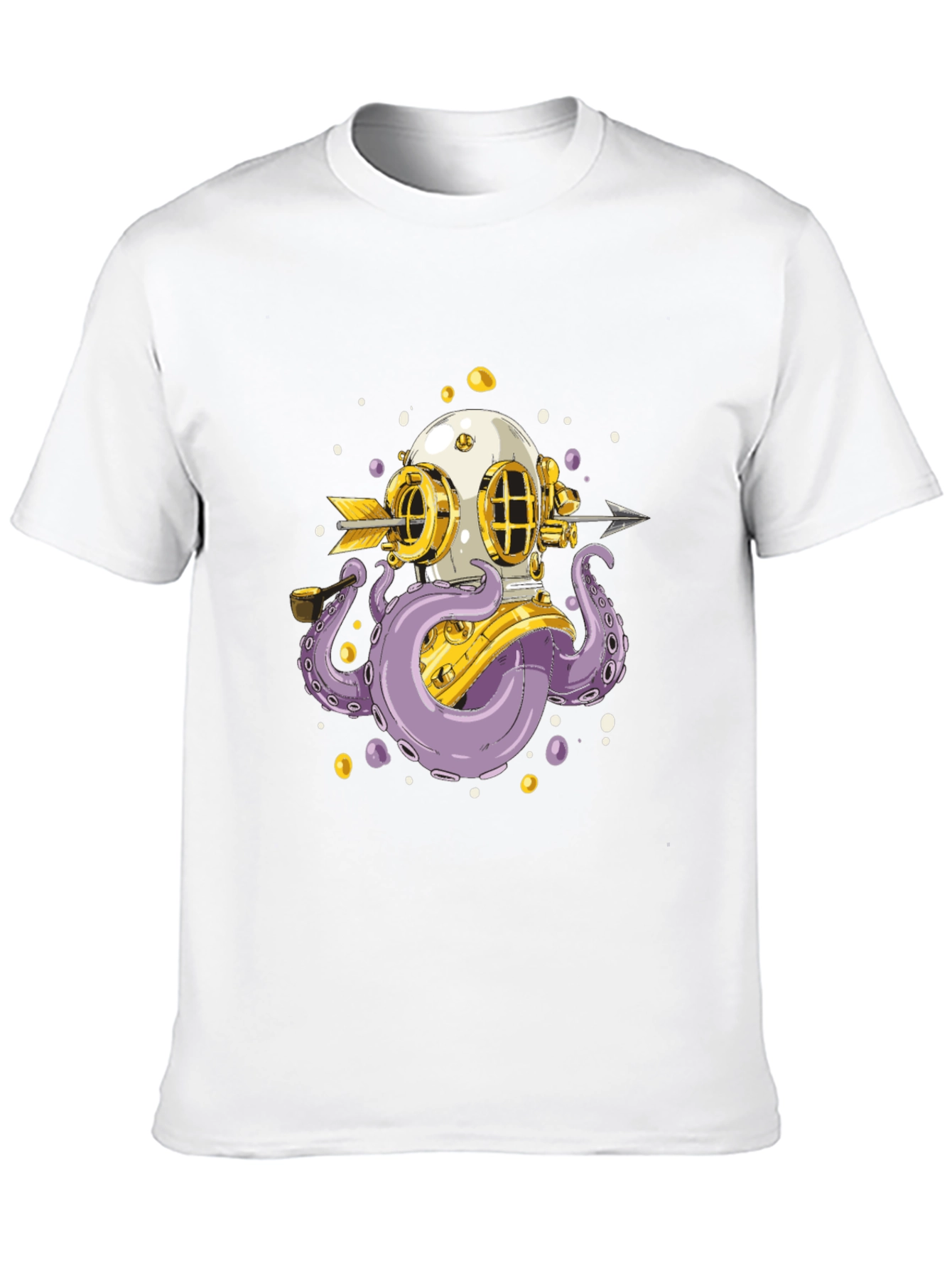Diver Octopus Graphic Tee