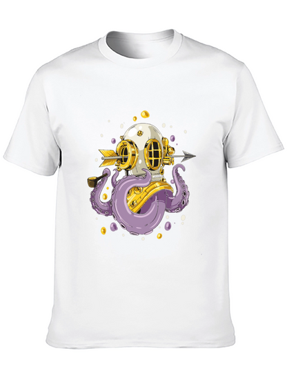 Diver Octopus Graphic Tee