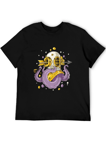 Diver Octopus Graphic Tee