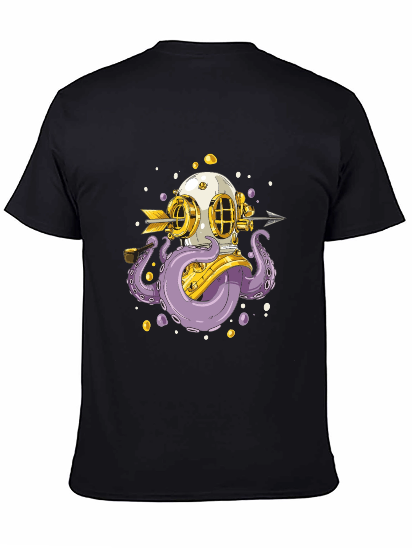 Diver Octopus Graphic Tee