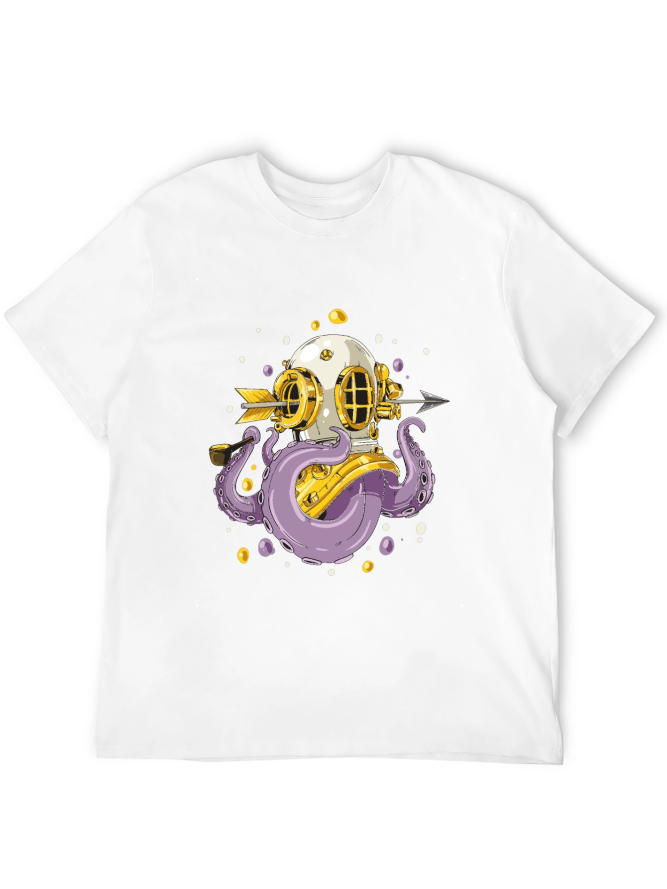 Diver Octopus Graphic Tee