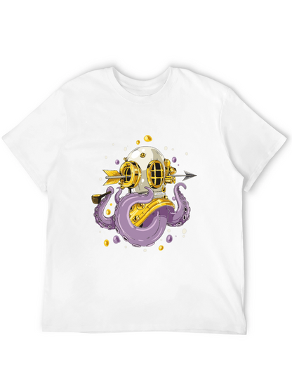 Diver Octopus Graphic Tee