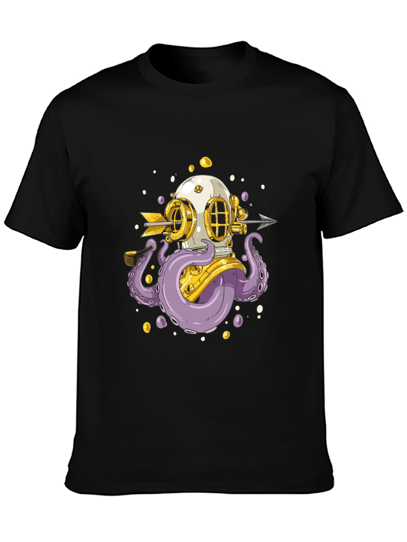 Diver Octopus Graphic Tee