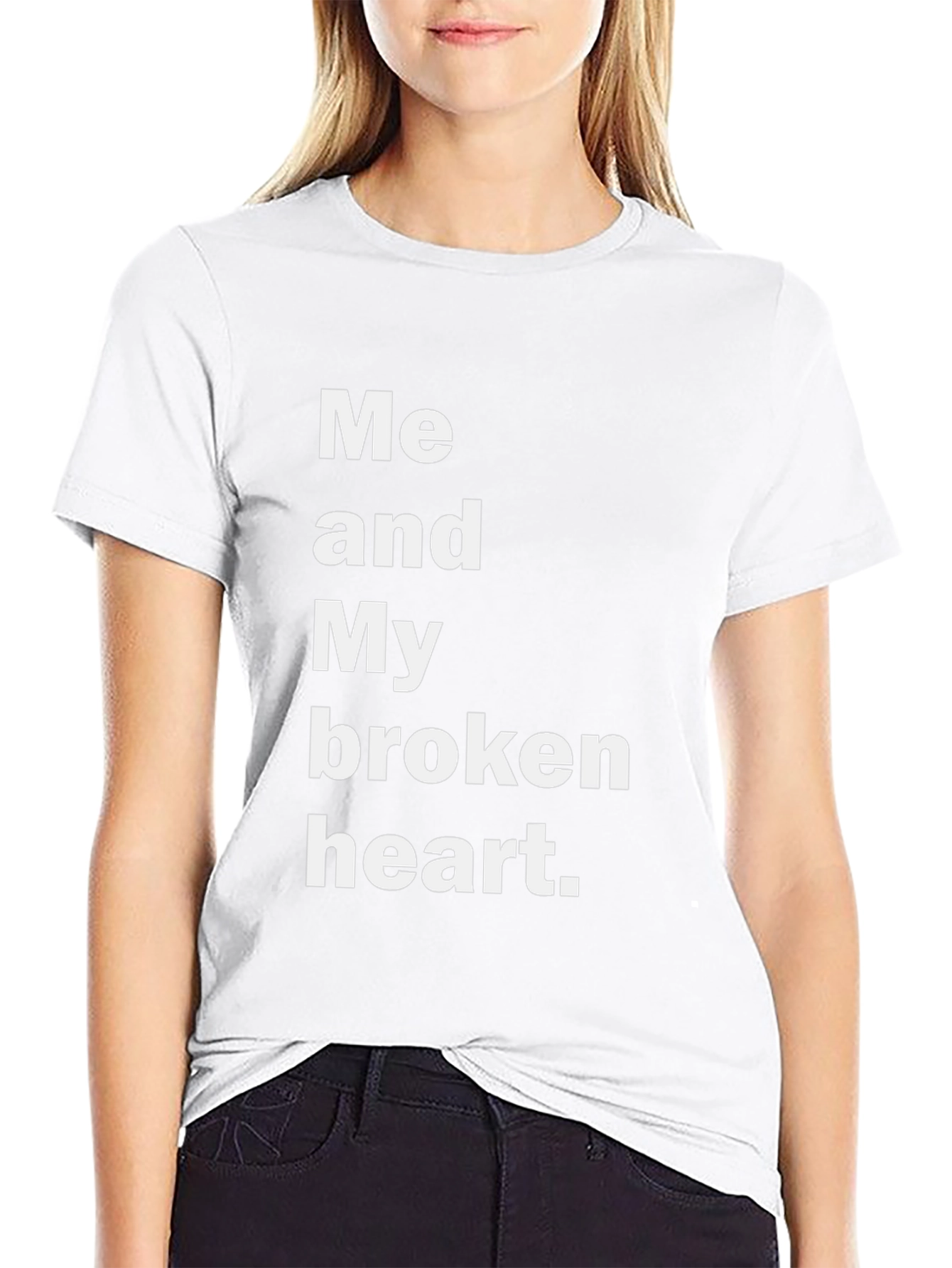 Broken Heart Graphic Tee - Emotional Expression