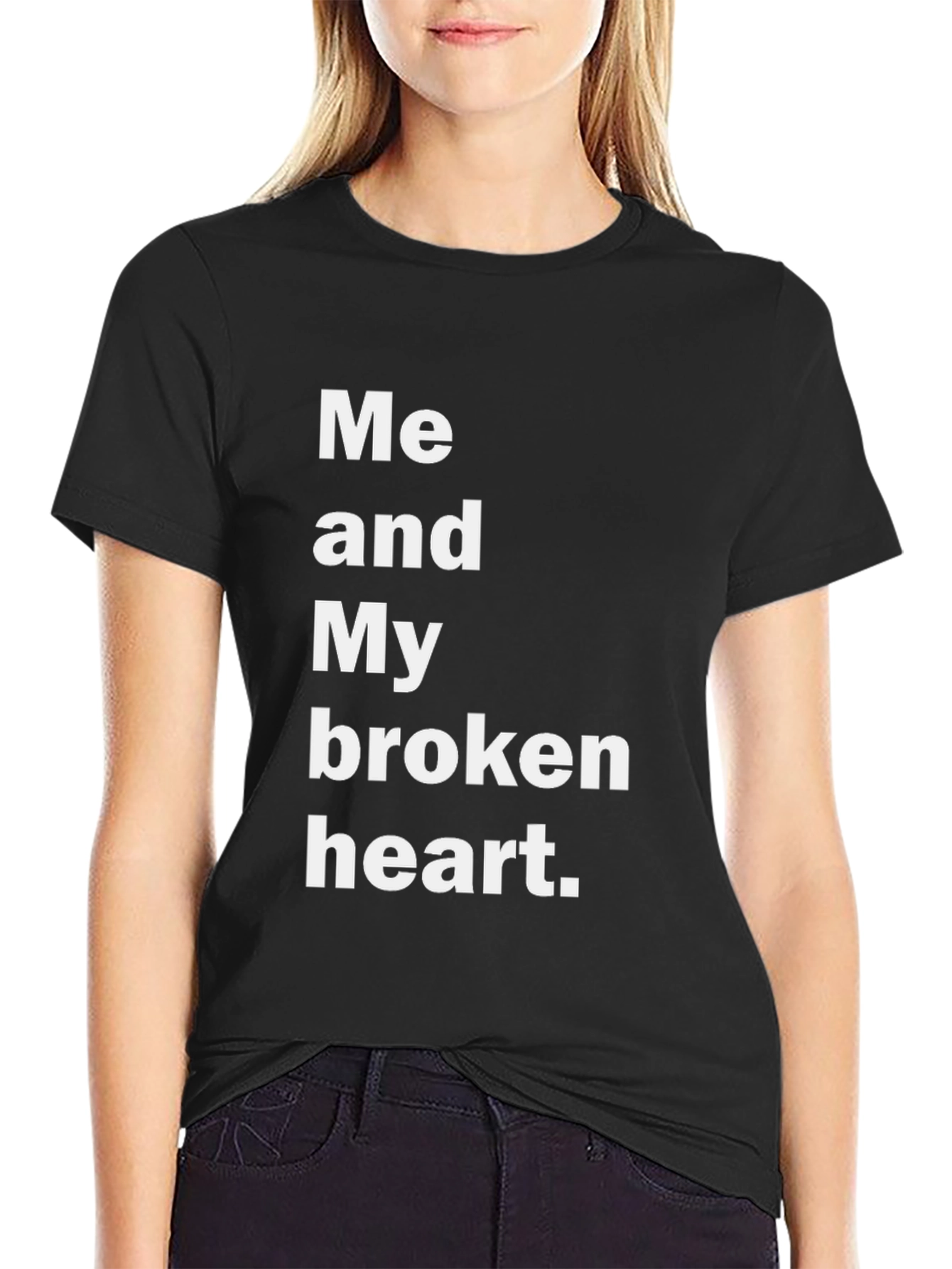 Broken Heart Graphic Tee - Emotional Expression