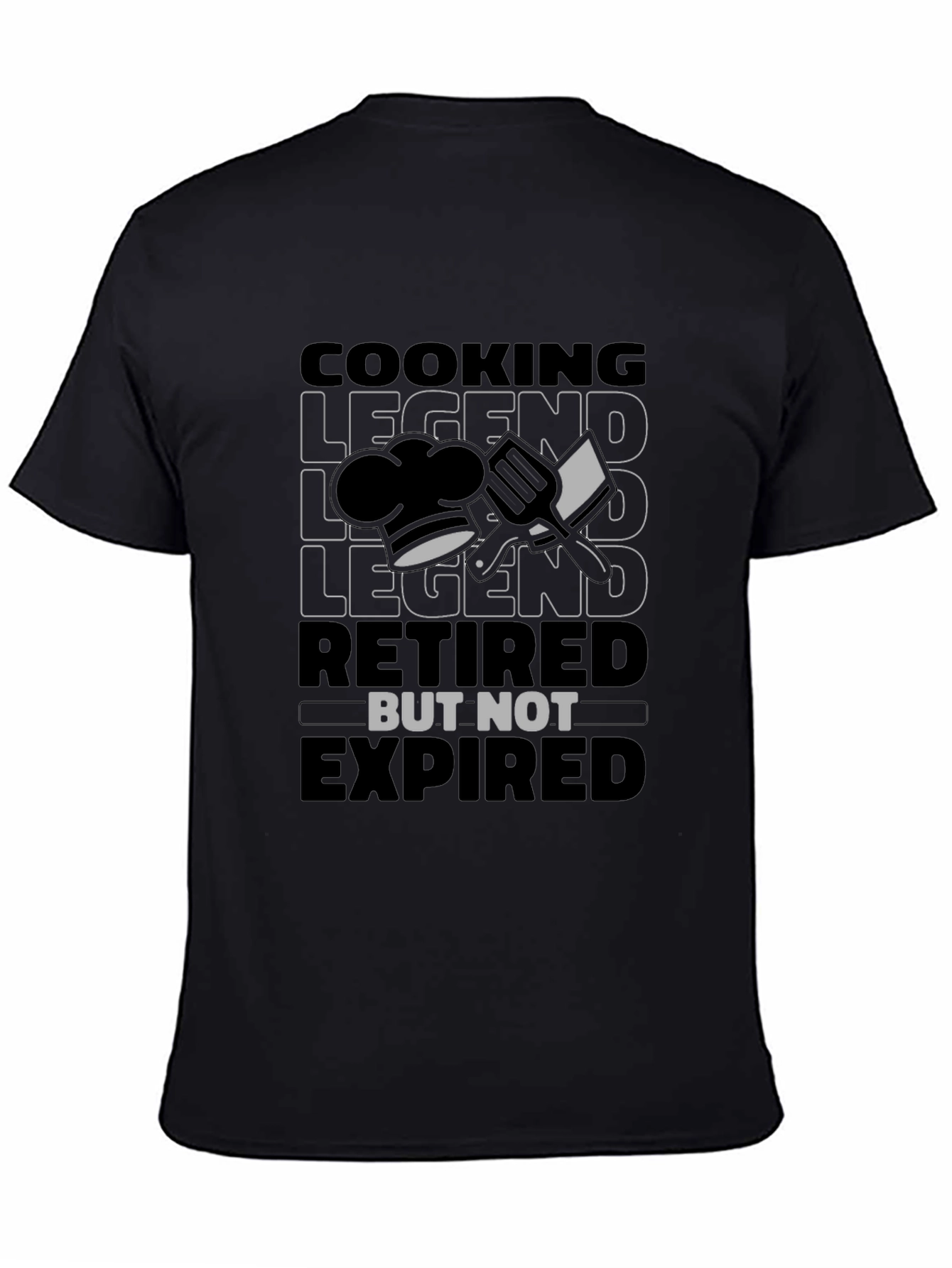 Cooking Legend Retired But Not Expired Graphic T-Shirt