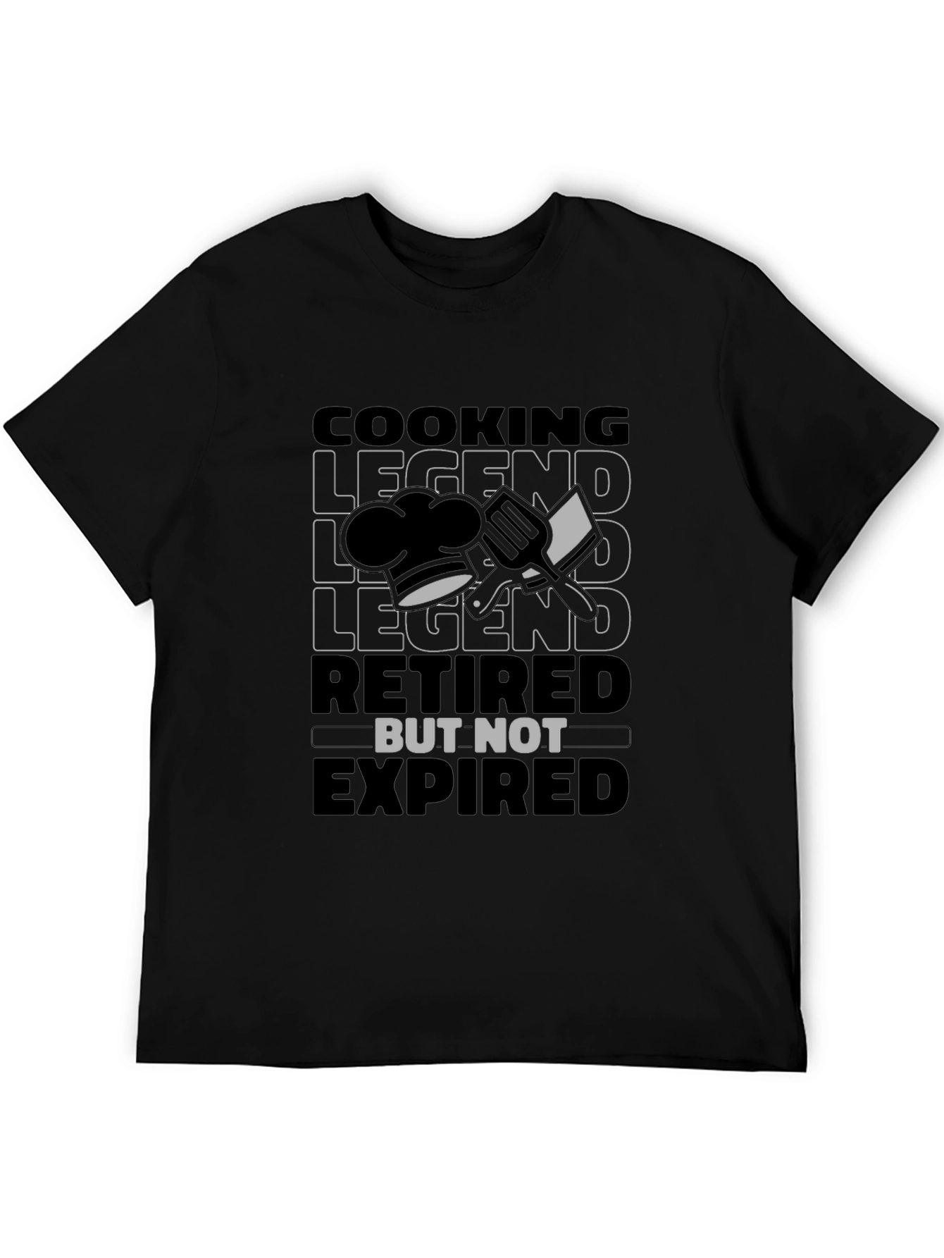 Cooking Legend Retired But Not Expired Graphic T-Shirt