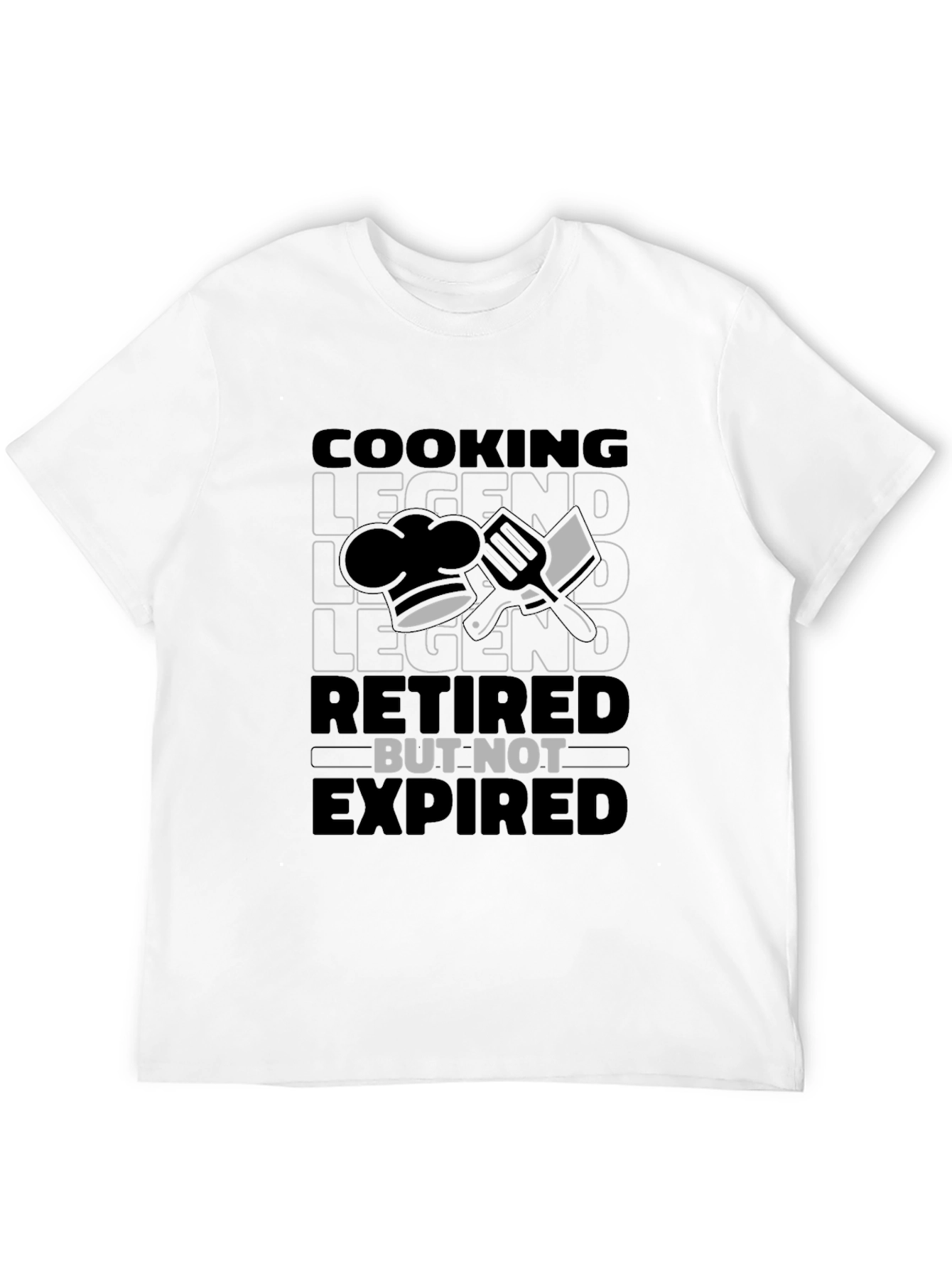 Cooking Legend Retired But Not Expired Graphic T-Shirt