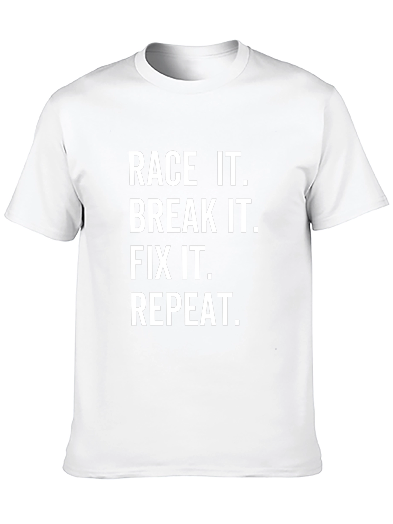 Race It Break It Fix It Repeat Black T-Shirt