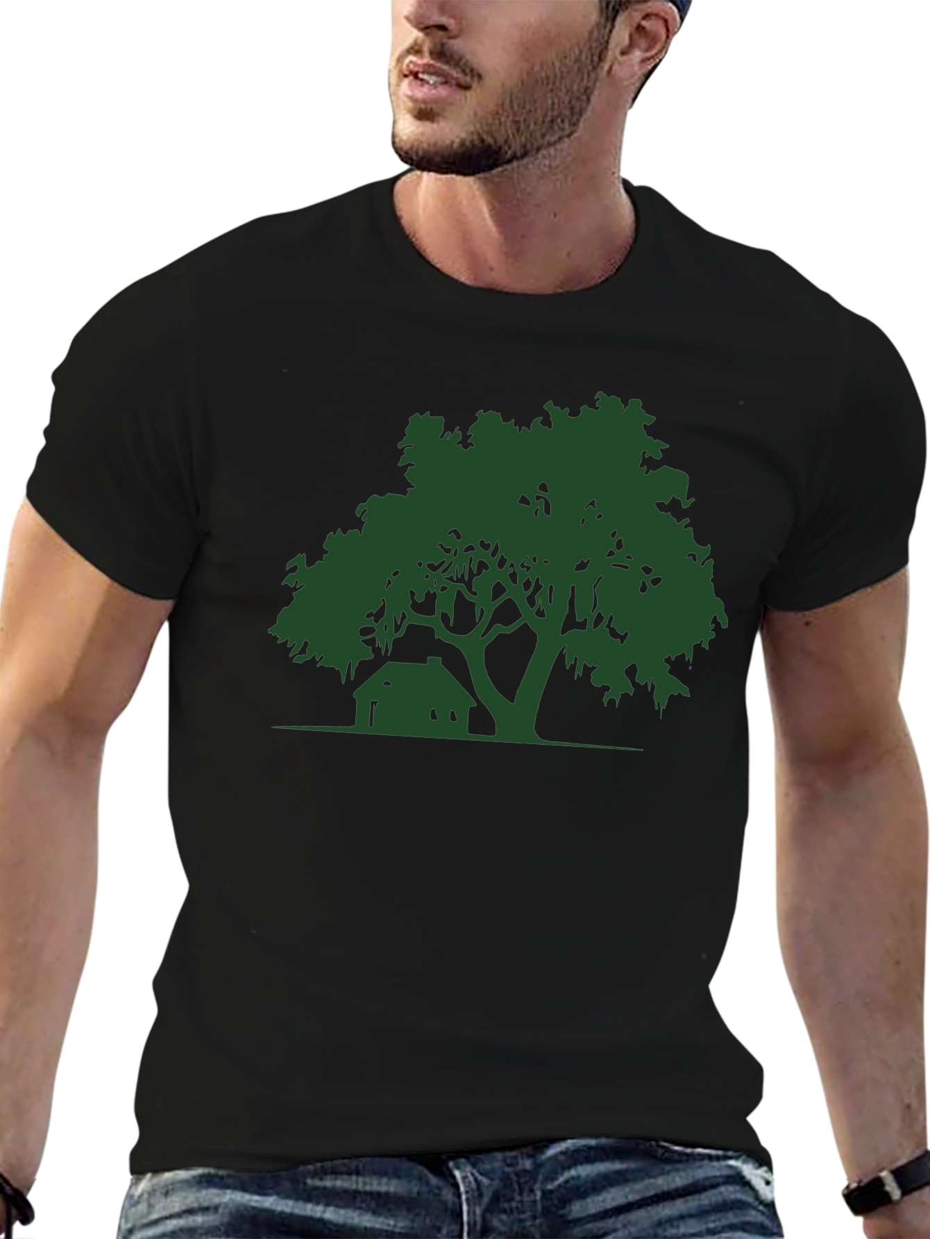 Nature Silhouette Black T-Shirt