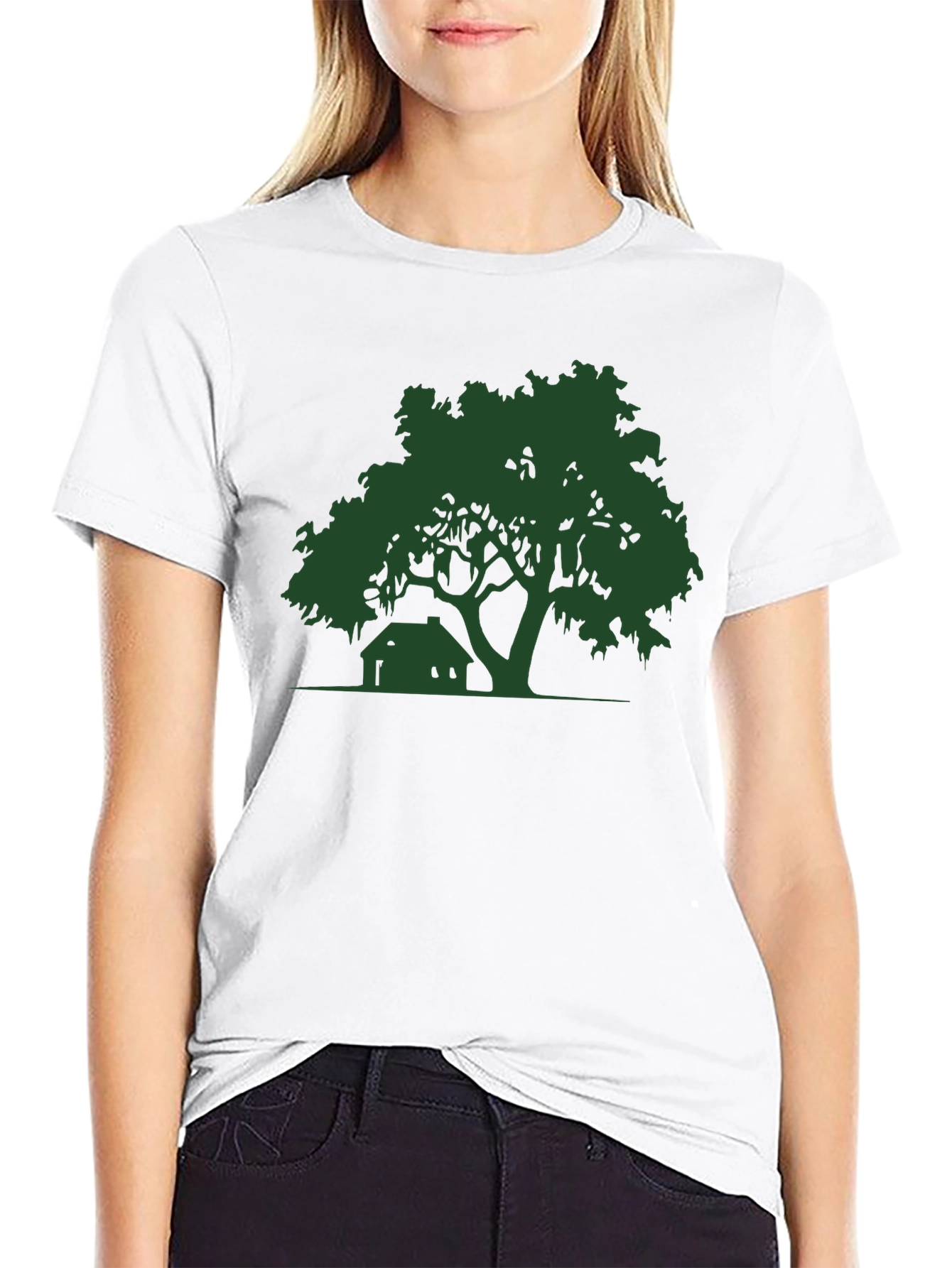Nature Silhouette Black T-Shirt