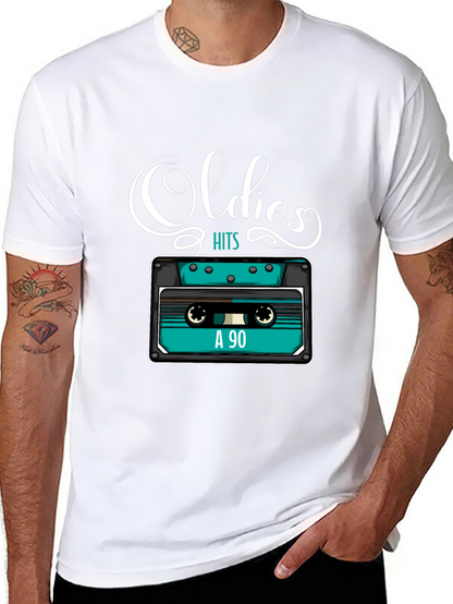 Oldies Hits Cassette Tape Graphic Tee