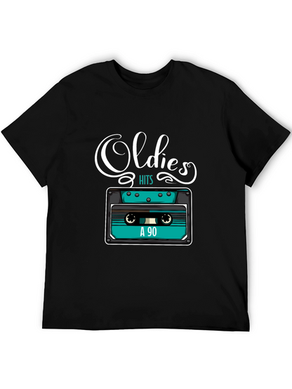 Oldies Hits Cassette Tape Graphic Tee