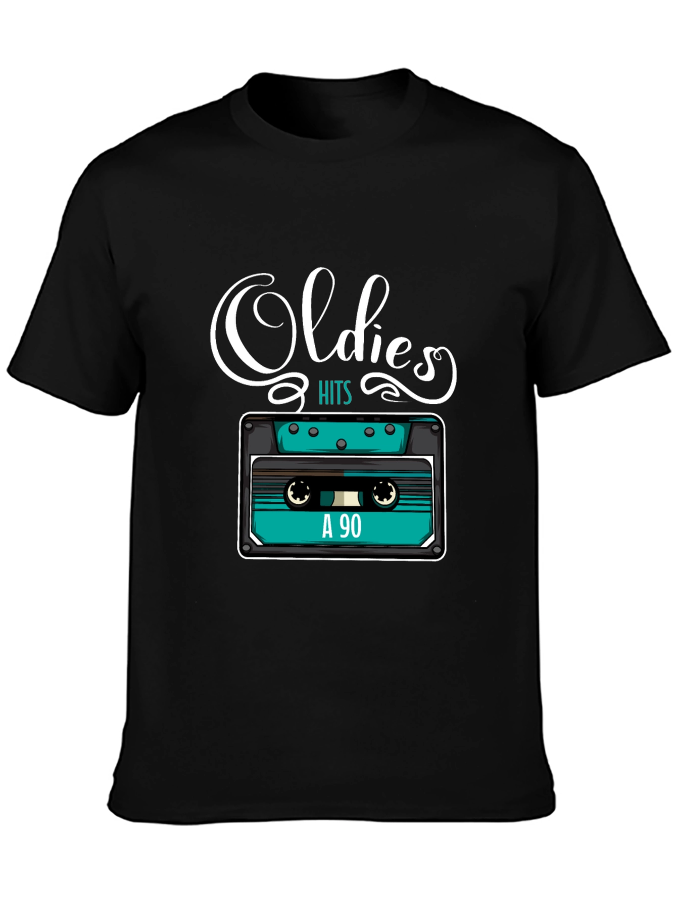 Oldies Hits Cassette Tape Graphic Tee