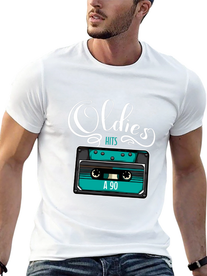 Oldies Hits Cassette Tape Graphic Tee