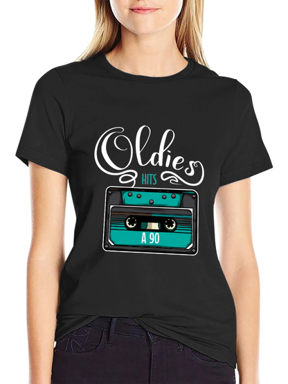 Oldies Hits Cassette Tape Graphic Tee