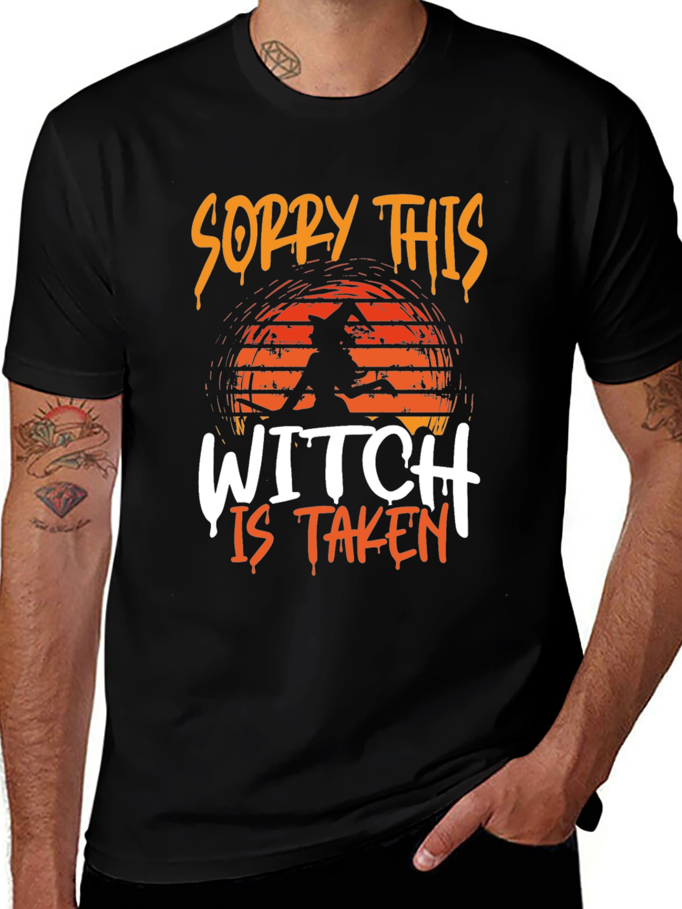 Sorry This Witch Is Taken T-Shirt - Halloween