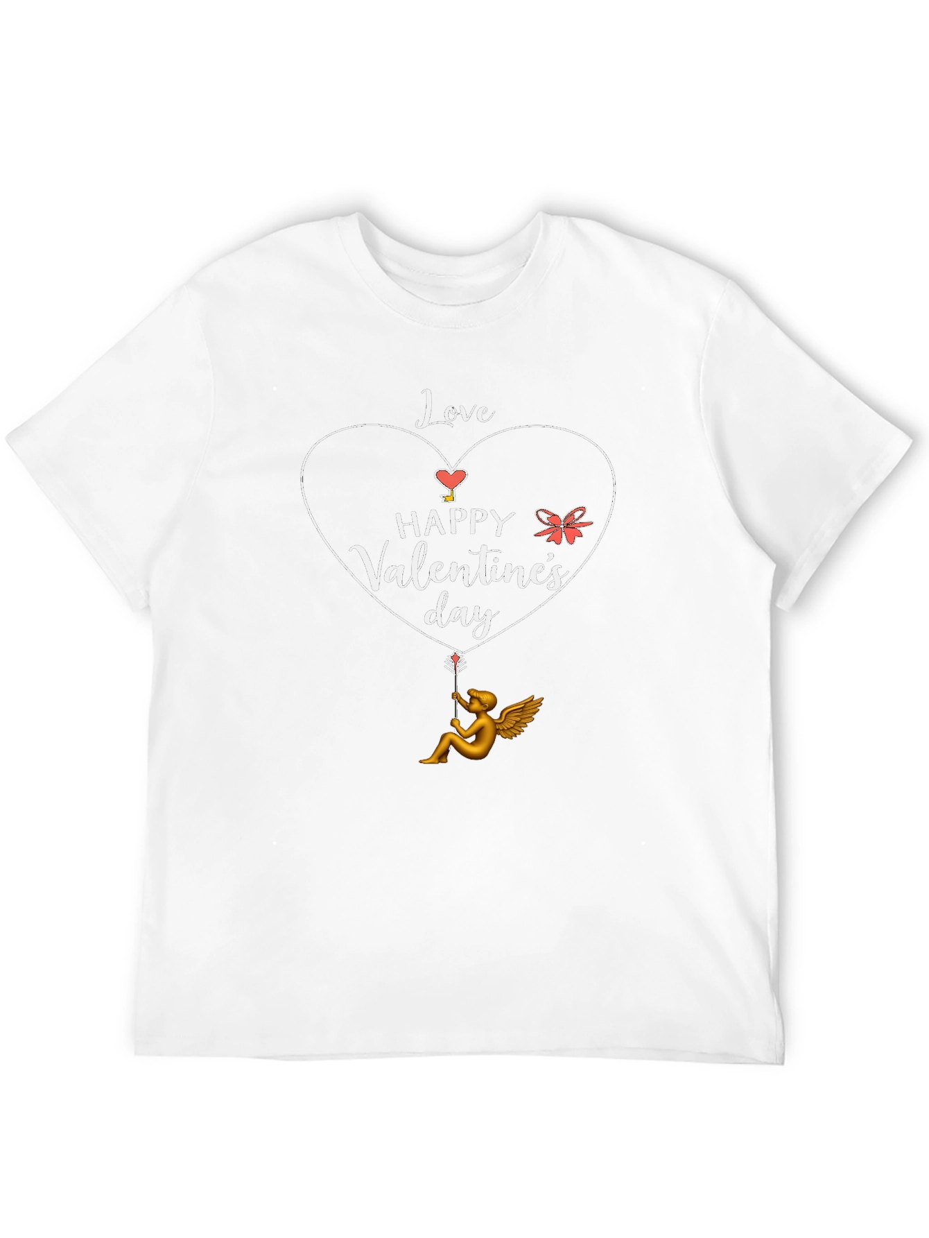 Happy Valentines Day T-Shirt Cupid Love Design