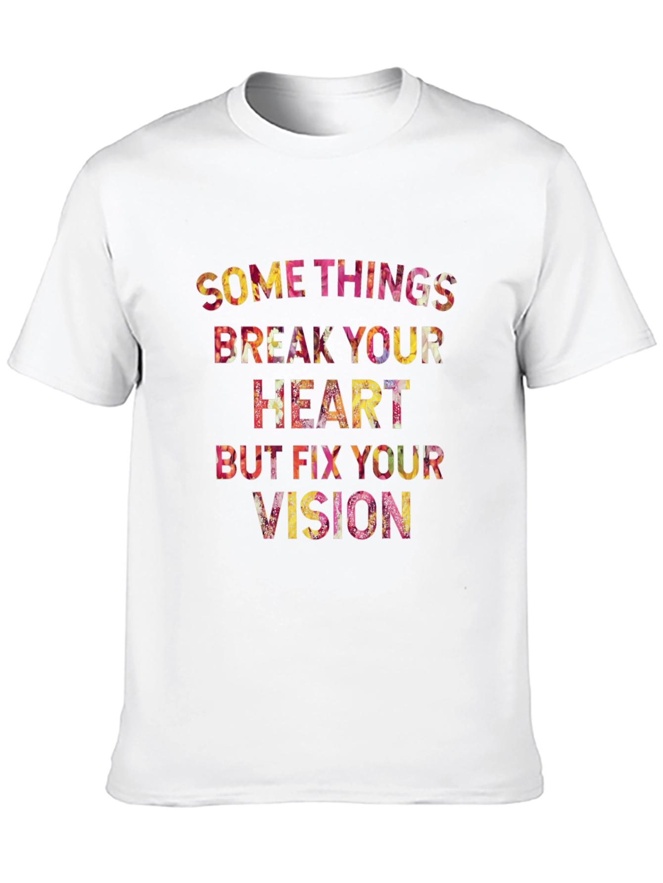 Inspirational Floral Graphic T-Shirt