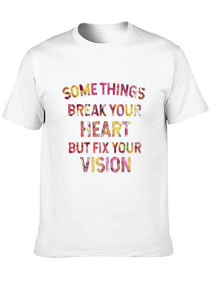 Inspirational Floral Graphic T-Shirt