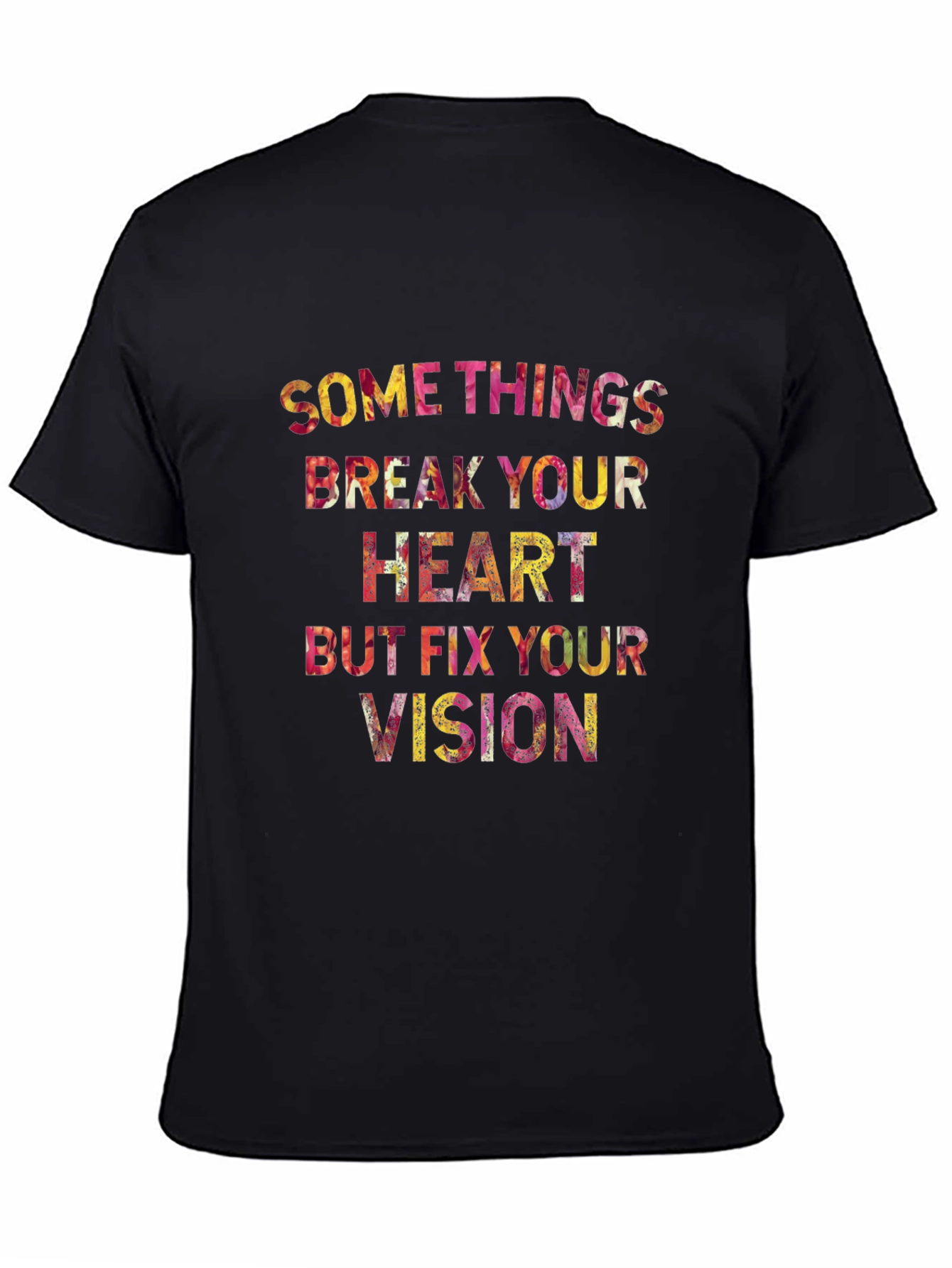 Inspirational Floral Graphic T-Shirt