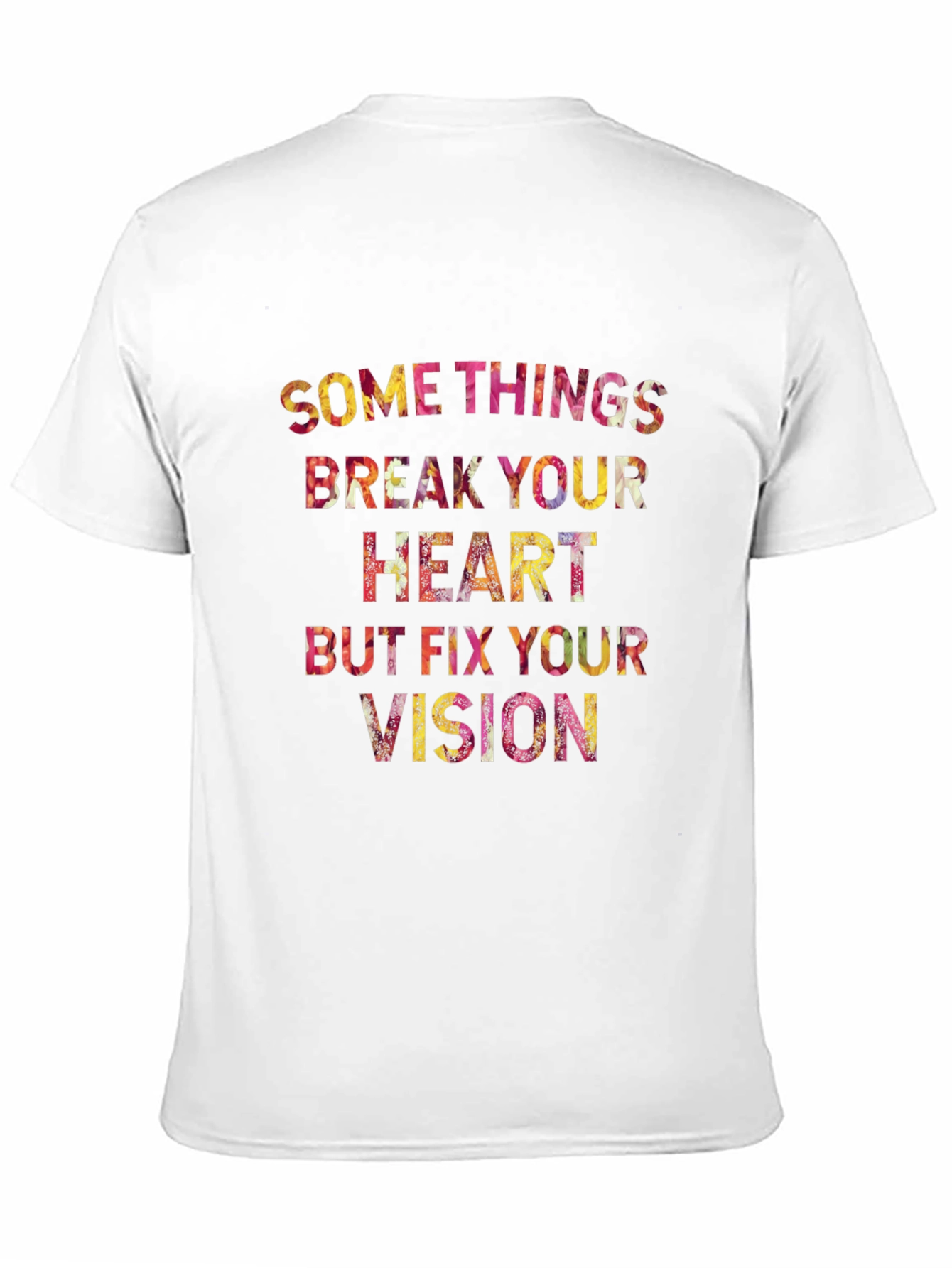 Inspirational Floral Graphic T-Shirt