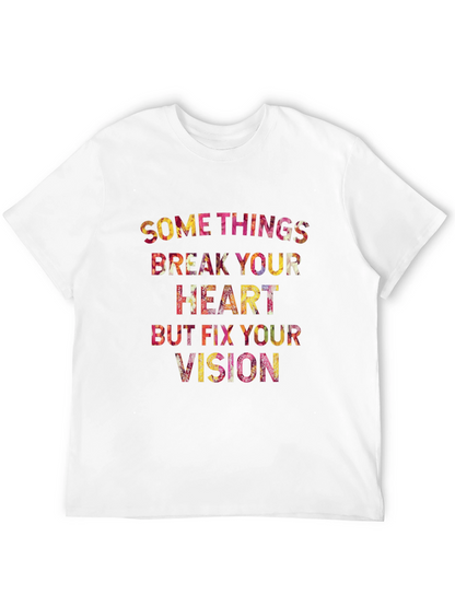 Inspirational Floral Graphic T-Shirt