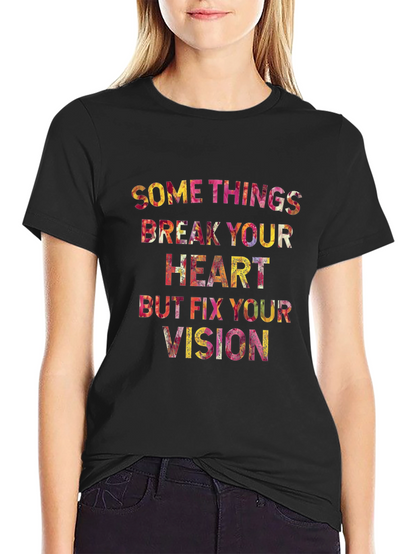 Inspirational Floral Graphic T-Shirt