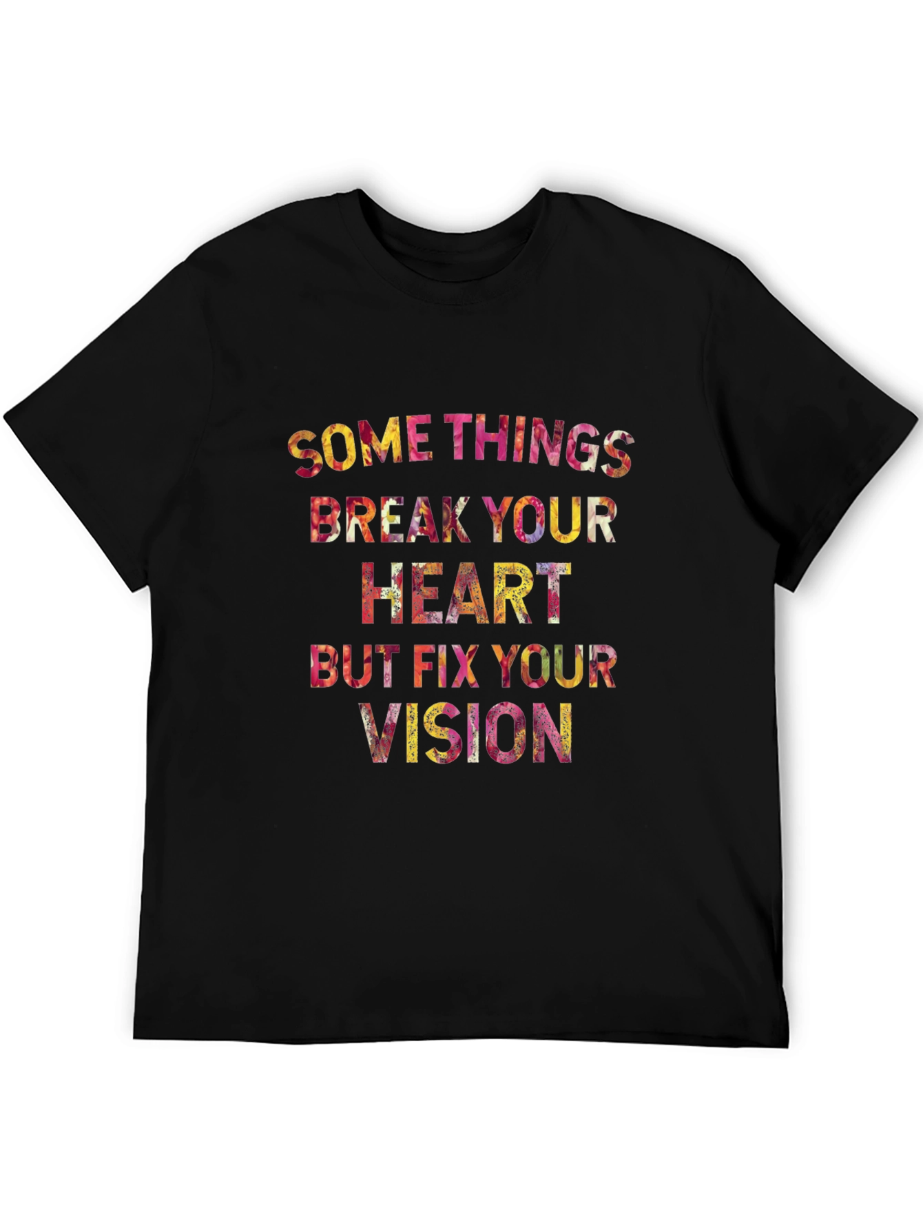 Inspirational Floral Graphic T-Shirt