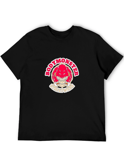 BodyMonster Streetwear Graphic Tee - Black