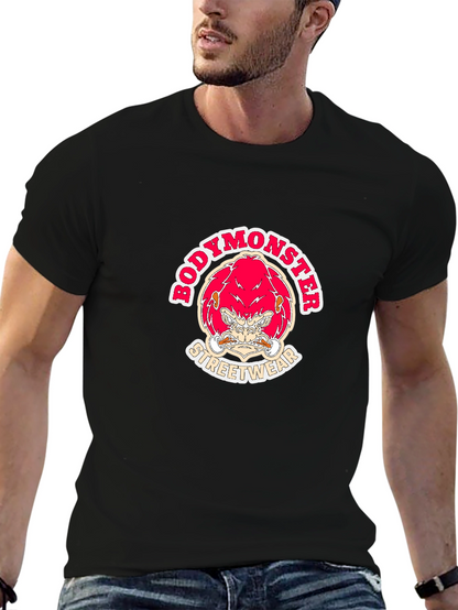 BodyMonster Streetwear Graphic Tee - Black