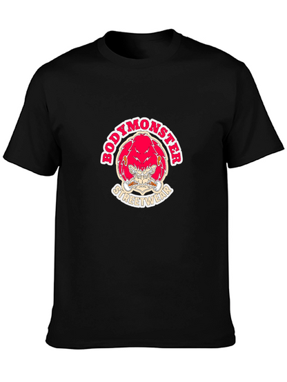 BodyMonster Streetwear Graphic Tee - Black