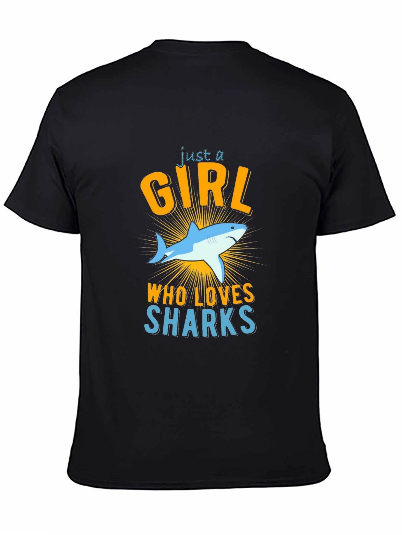 Just A Girl Who Loves Sharks T-Shirt