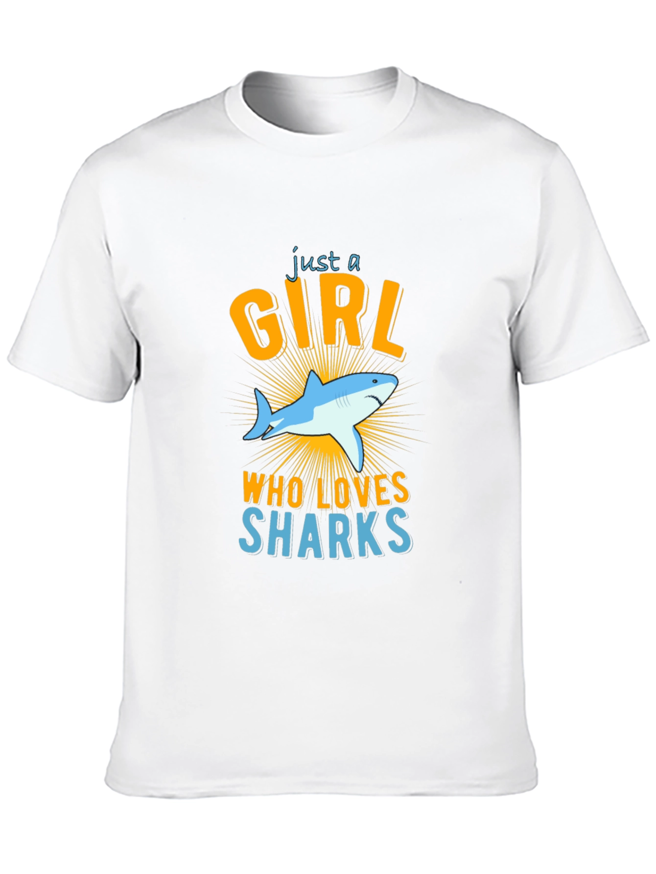 Just A Girl Who Loves Sharks T-Shirt