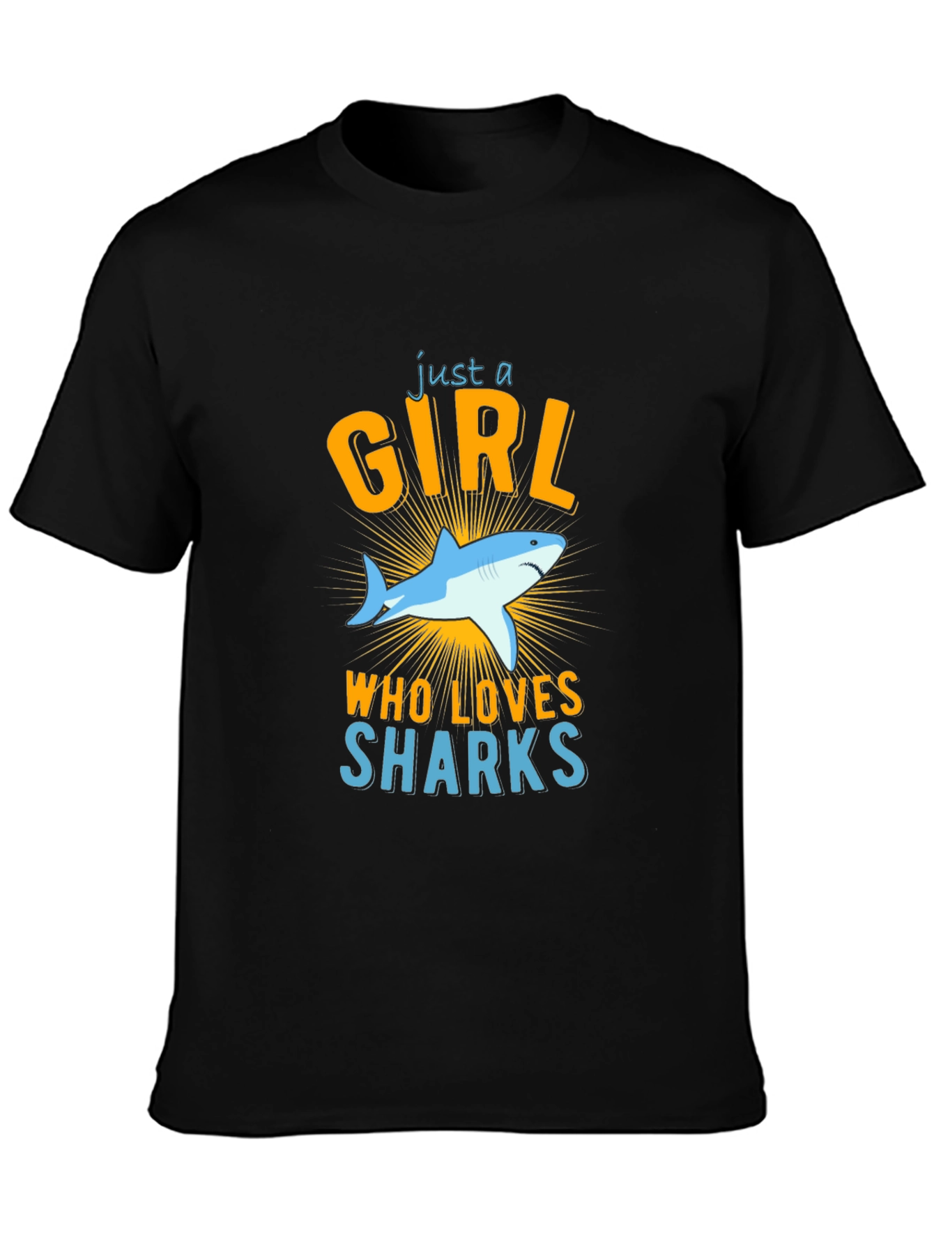 Just A Girl Who Loves Sharks T-Shirt