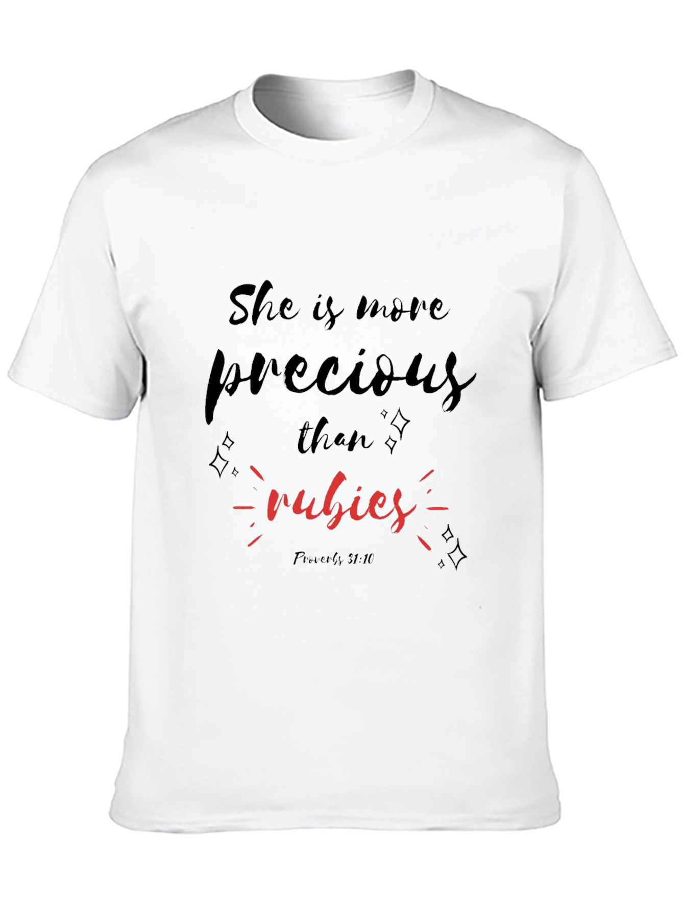 Precious Rubies Black T-Shirt