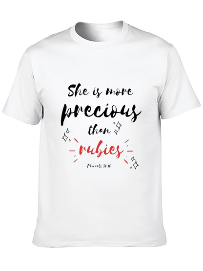 Precious Rubies Black T-Shirt