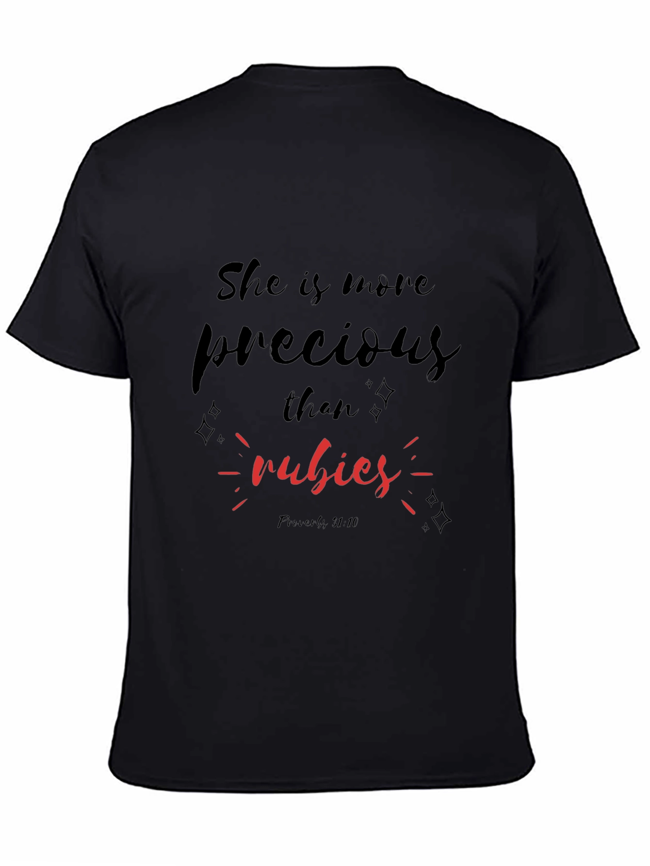 Precious Rubies Black T-Shirt
