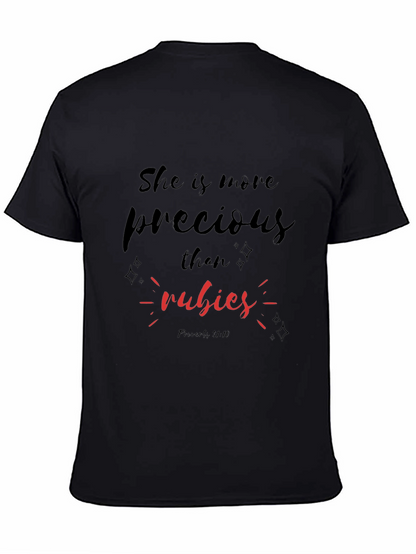 Precious Rubies Black T-Shirt
