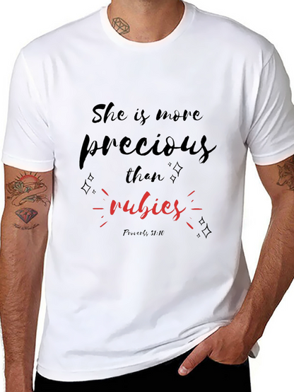 Precious Rubies Black T-Shirt