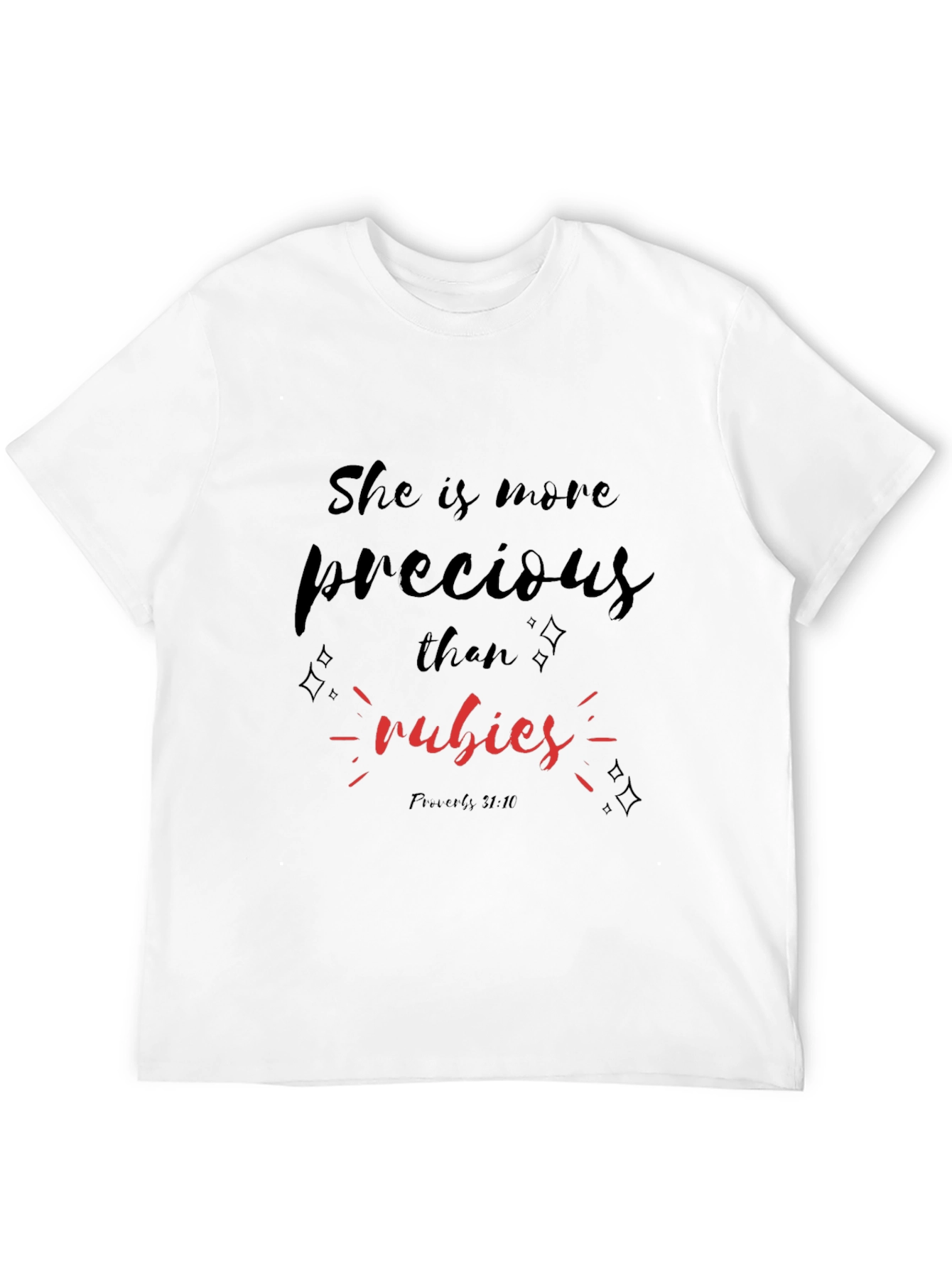 Precious Rubies Black T-Shirt
