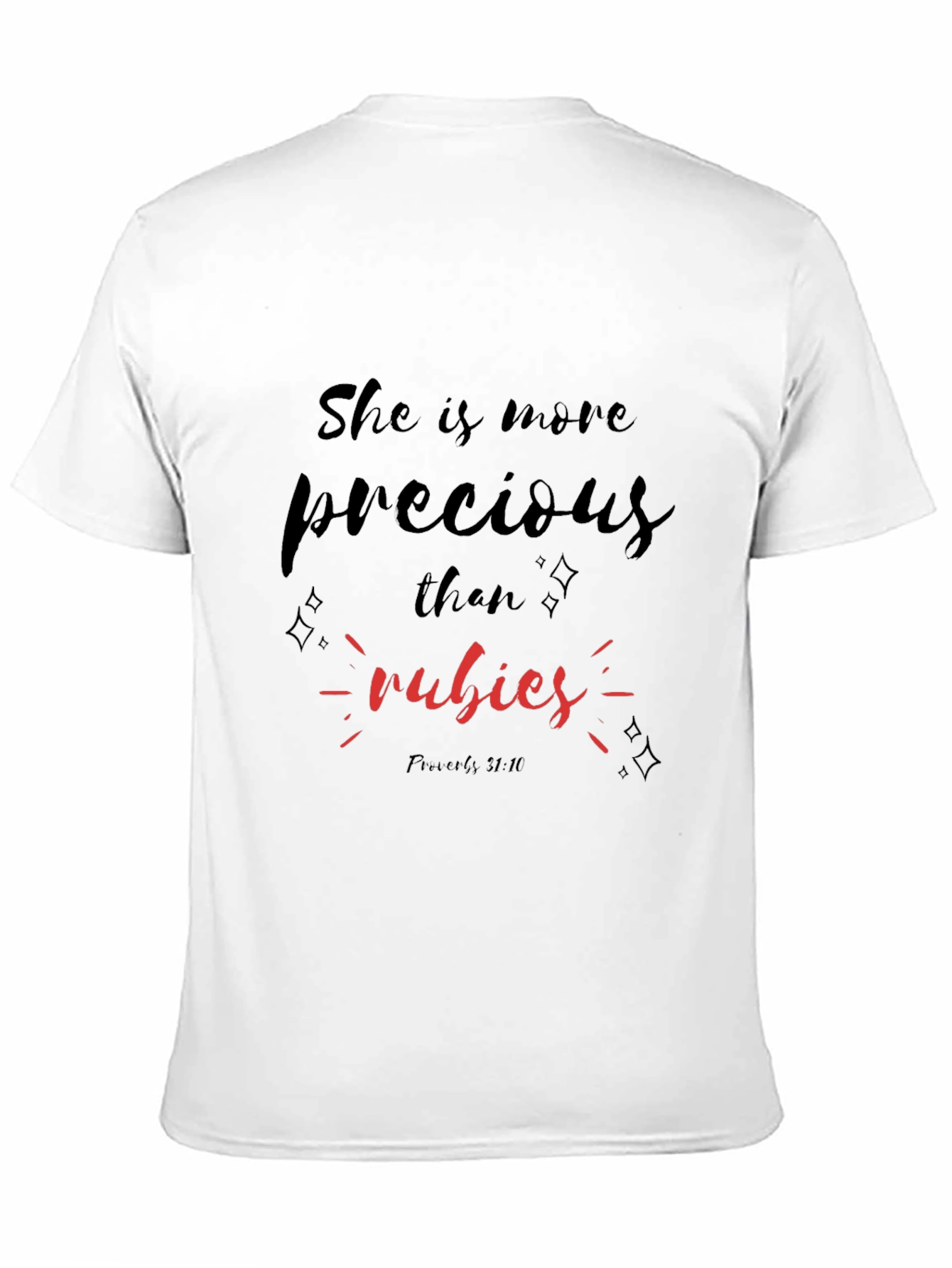 Precious Rubies Black T-Shirt