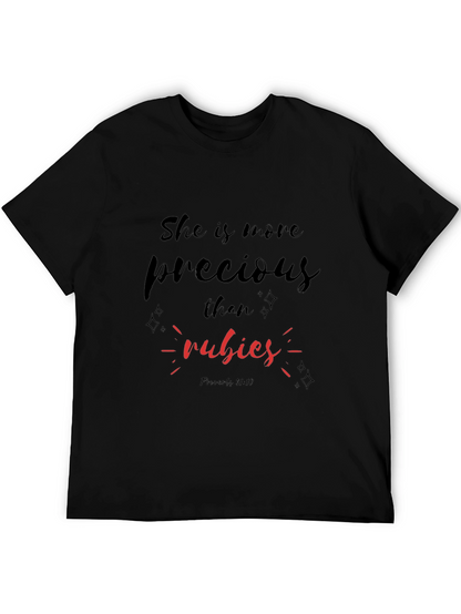 Precious Rubies Black T-Shirt