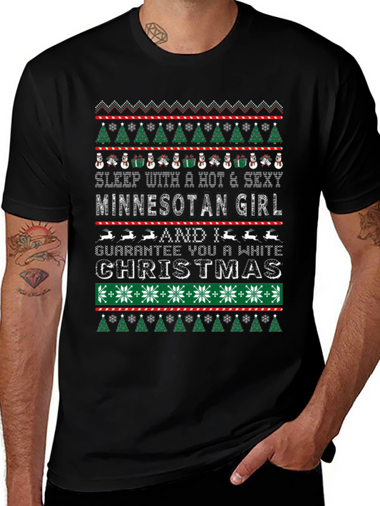 Minnesota Girl Christmas Graphic Tee