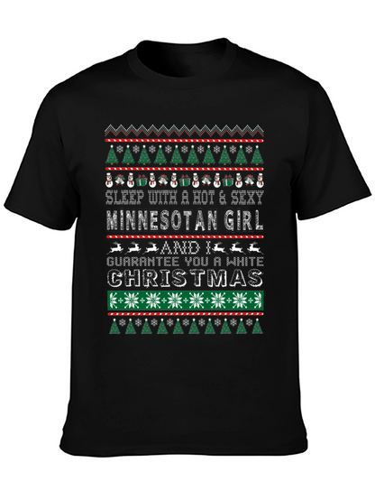 Minnesota Girl Christmas Graphic Tee
